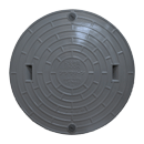 フジクリーン 浄化槽用 フタ 600φ(実寸:650mm) 1500kg